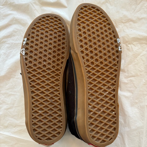 NWOT Vans Skate Chukka sneakers low gum black suede canvas SZ 8 - Picture 11 of 15